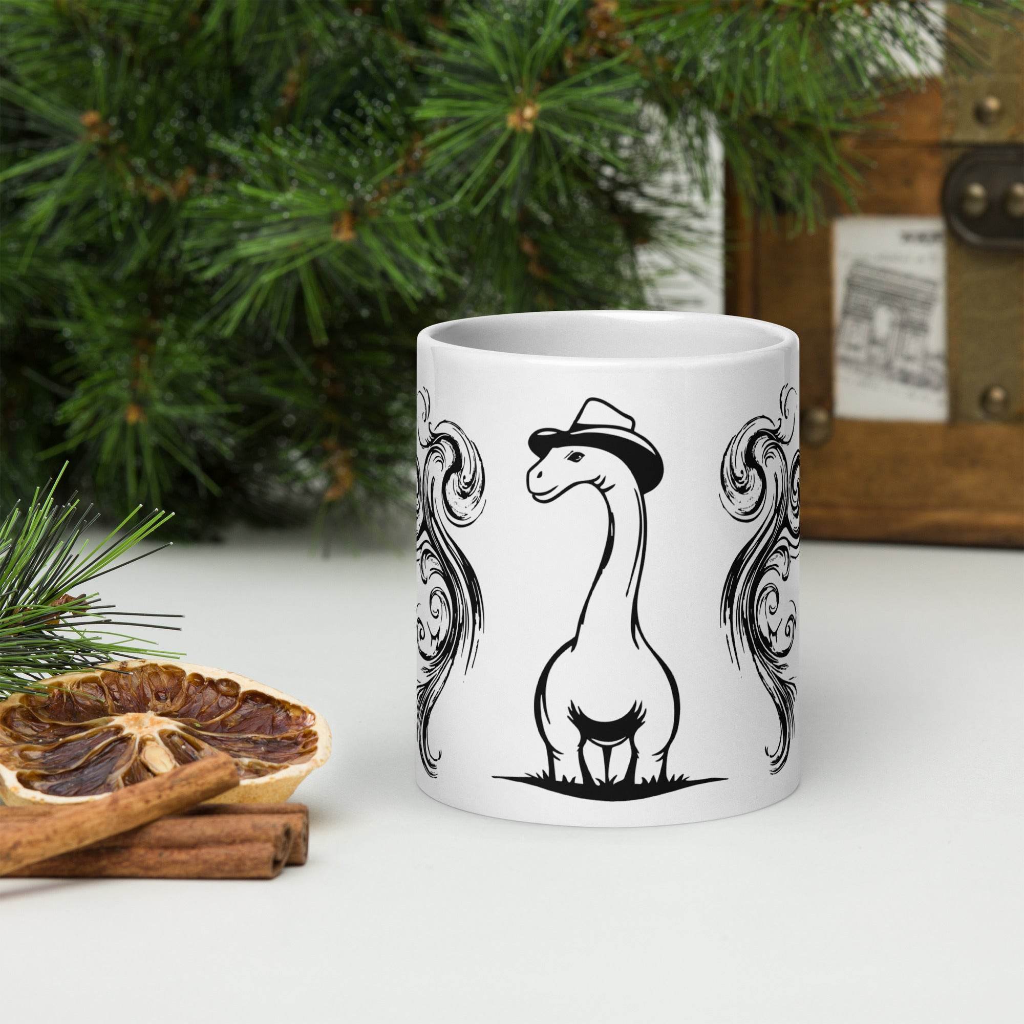 White glossy mug - STYLISHOUR