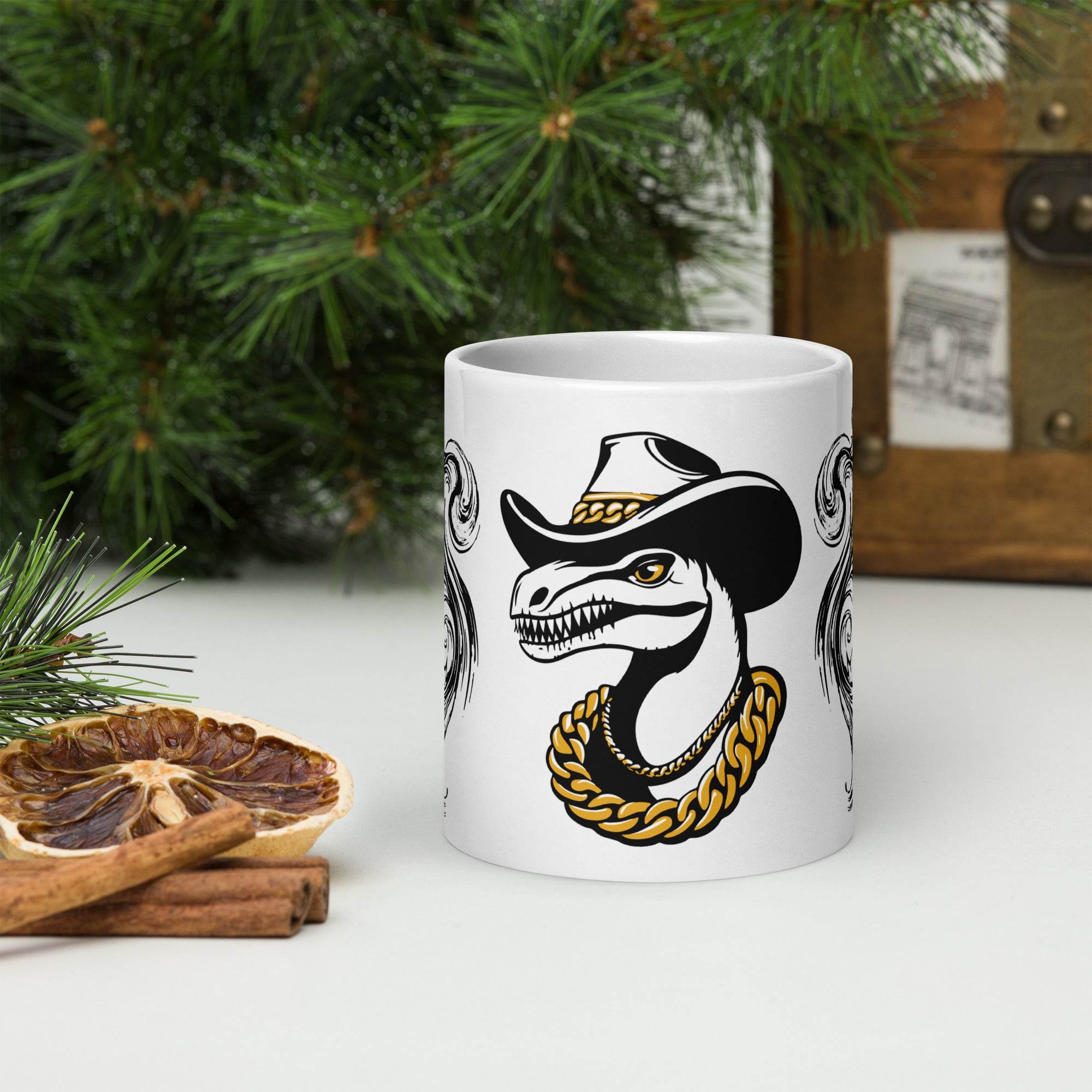 White glossy mug - STYLISHOUR
