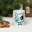 White glossy mug - STYLISHOUR