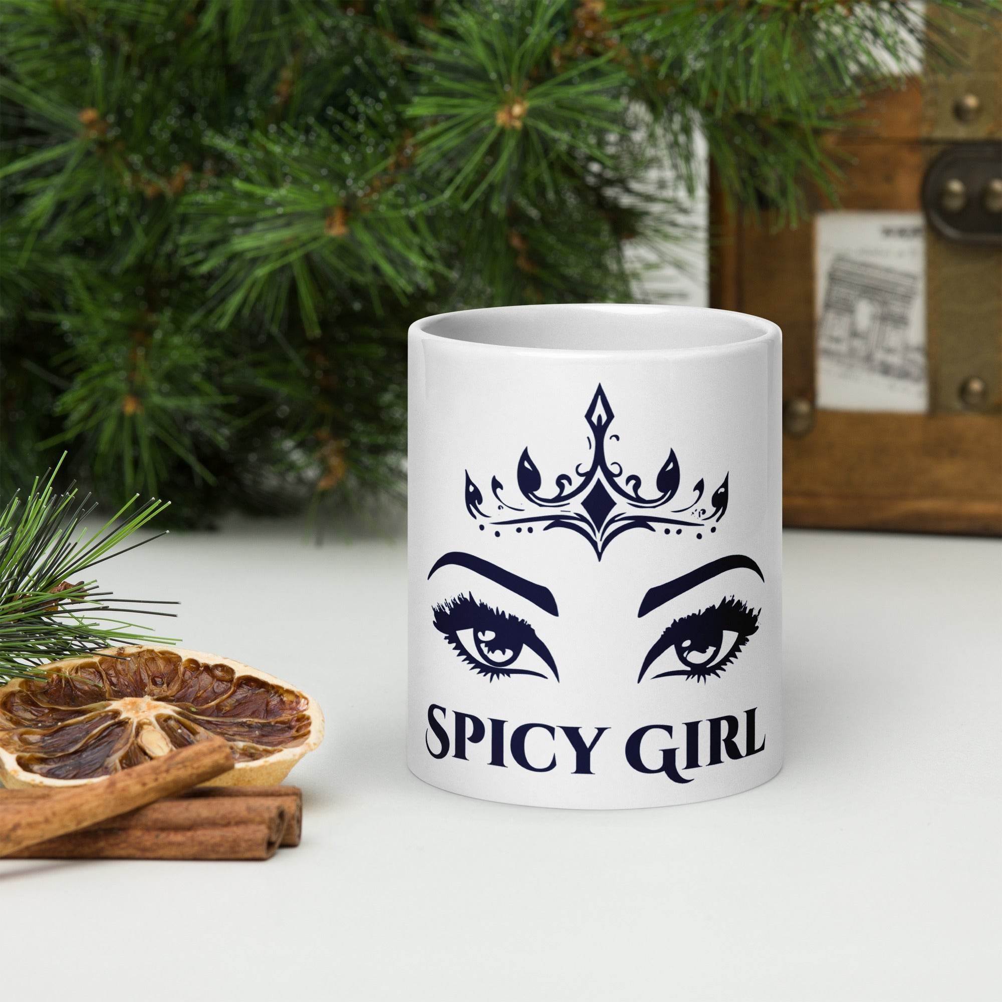 White glossy mug - STYLISHOUR
