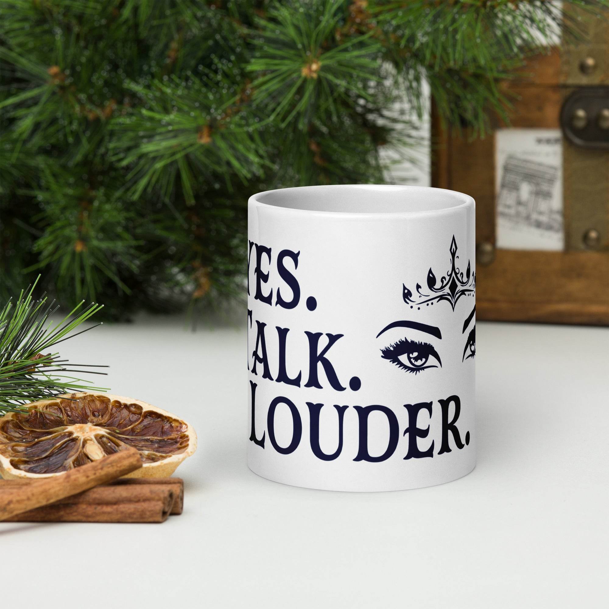 White glossy mug - STYLISHOUR