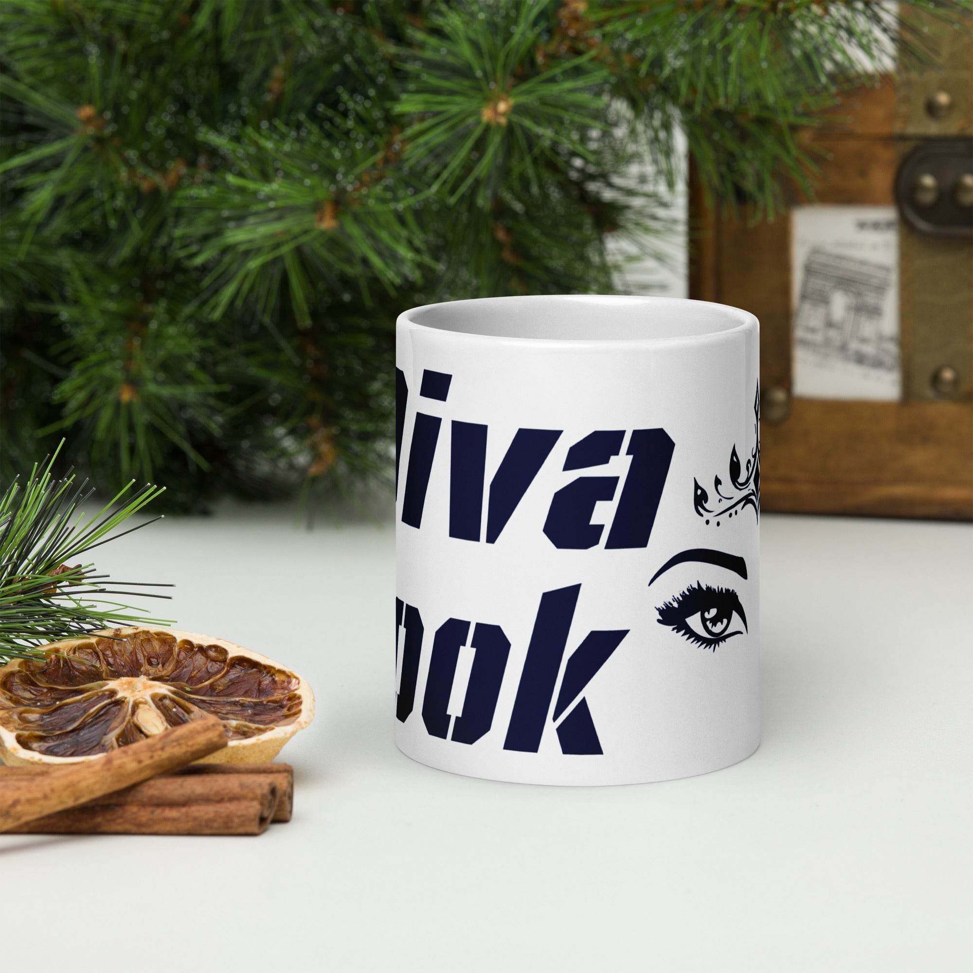 White glossy mug - STYLISHOUR