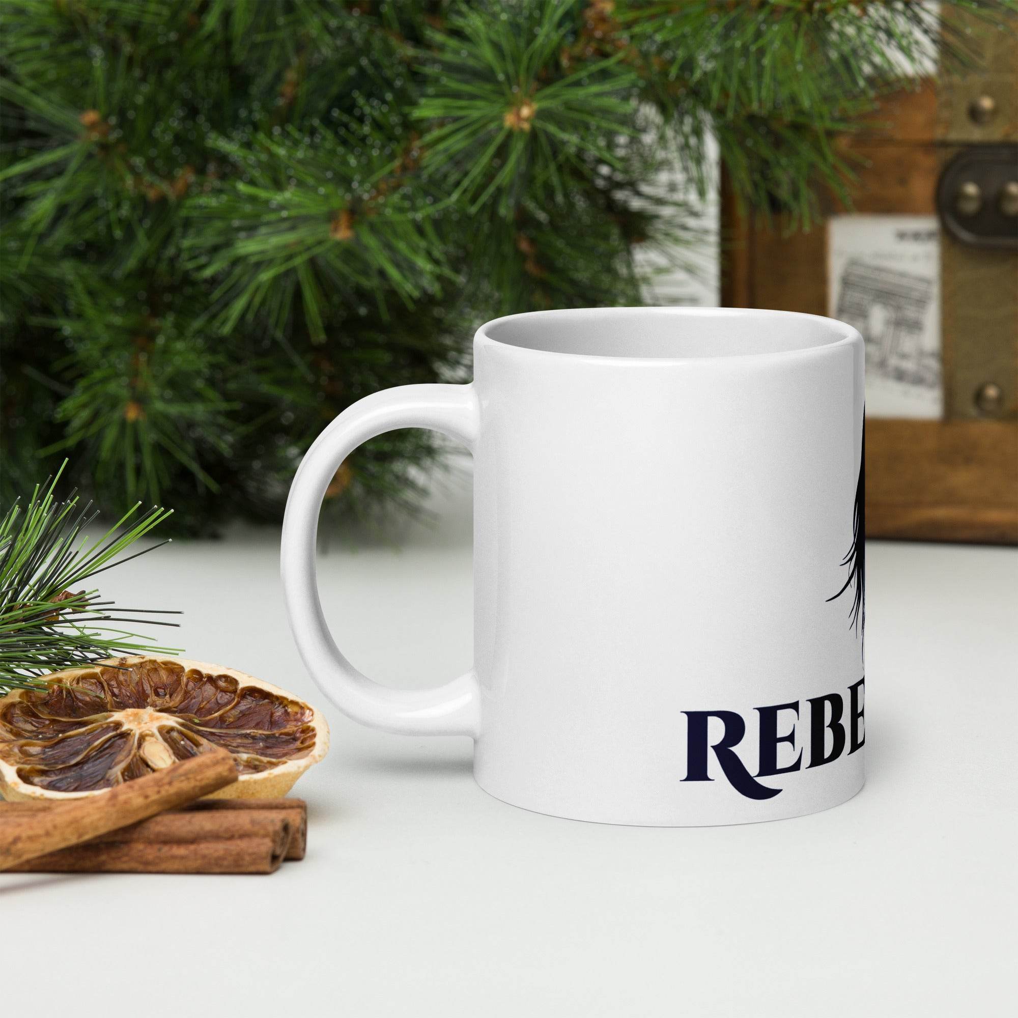 White glossy mug - STYLISHOUR
