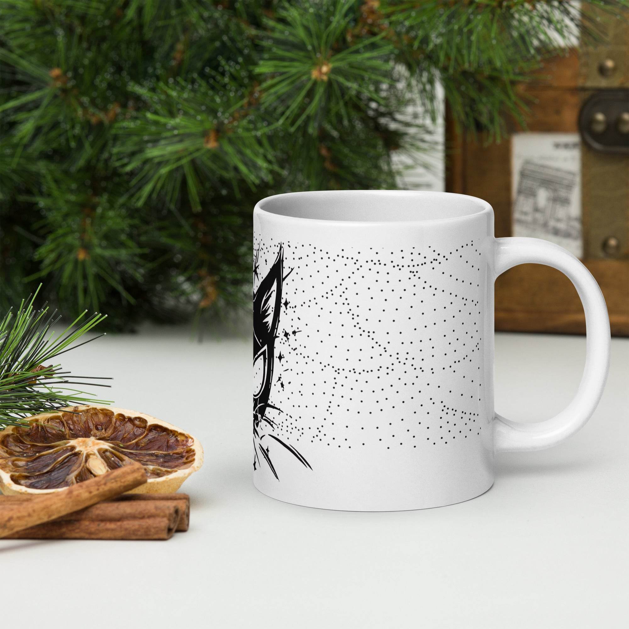 White glossy mug - STYLISHOUR