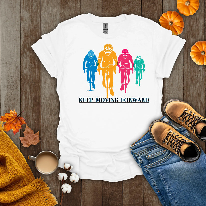 Keep Moving Forward Cycling T-Shirt