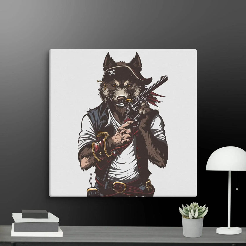 Wolf Gang-war Wall Art Canvas - STYLISHOUR