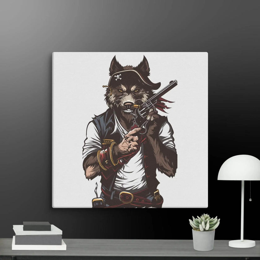 Wolf Gang-war Wall Art Canvas - STYLISHOUR