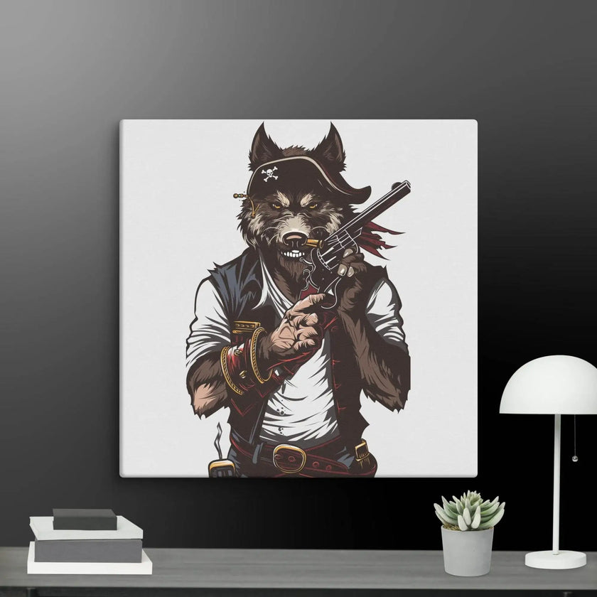 Wolf Gang-war Wall Art Canvas - STYLISHOUR