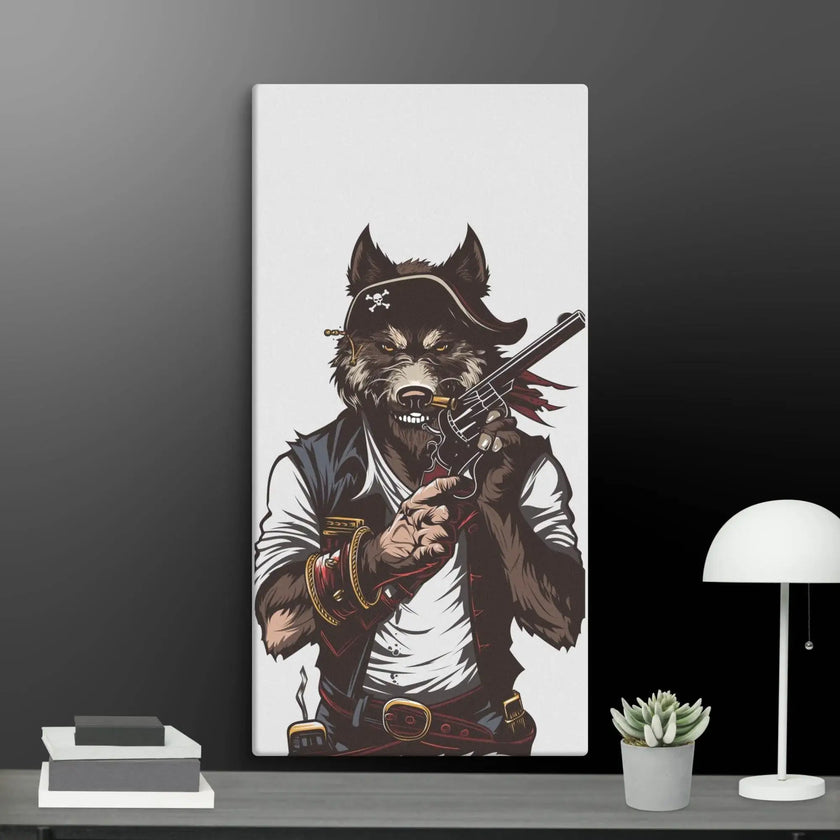 Wolf Gang-war Wall Art Canvas - STYLISHOUR