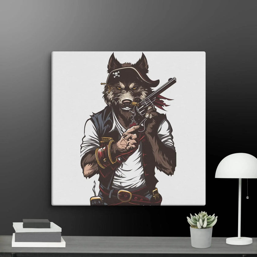 Wolf Gang-war Wall Art Canvas - STYLISHOUR
