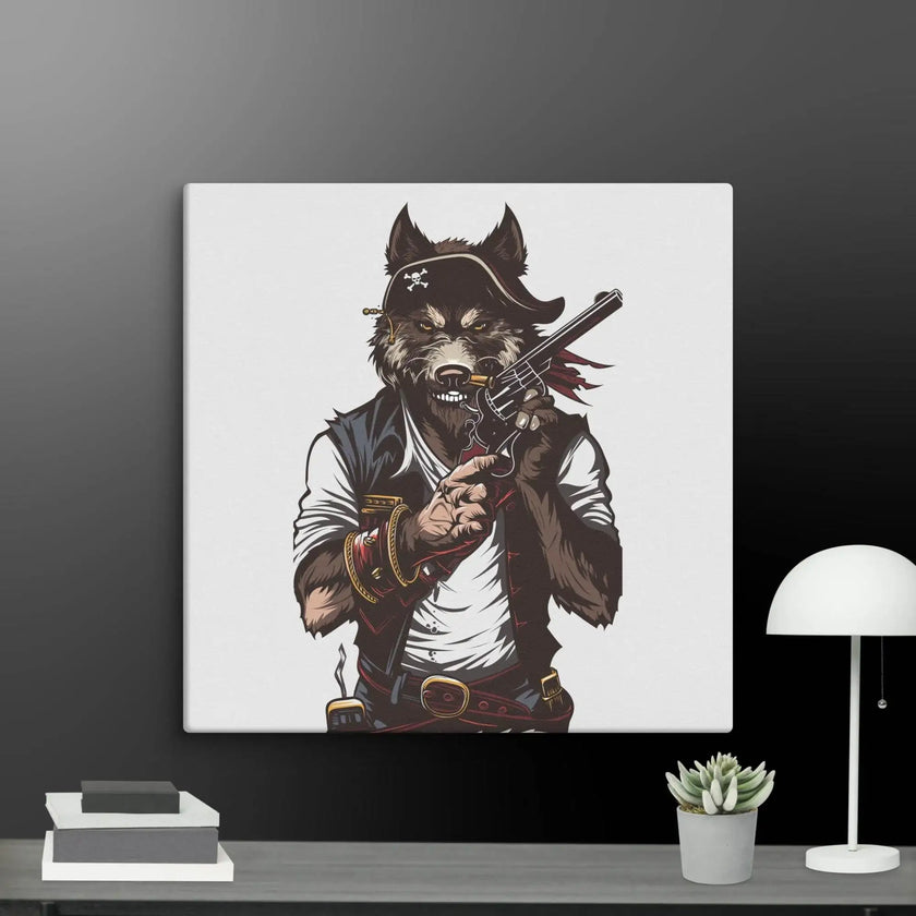Wolf Gang-war Wall Art Canvas - STYLISHOUR