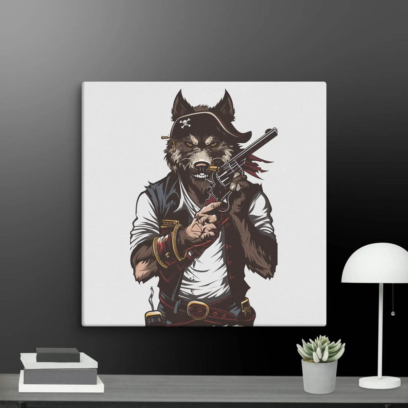 Wolf Gang-war Wall Art Canvas - STYLISHOUR