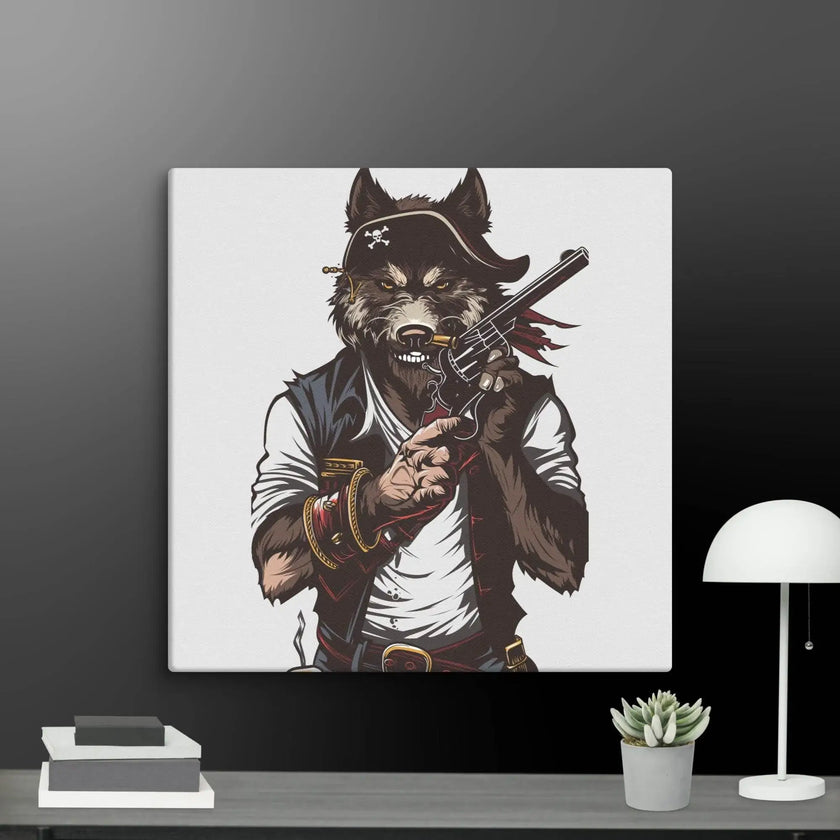 Wolf Gang-war Wall Art Canvas - STYLISHOUR