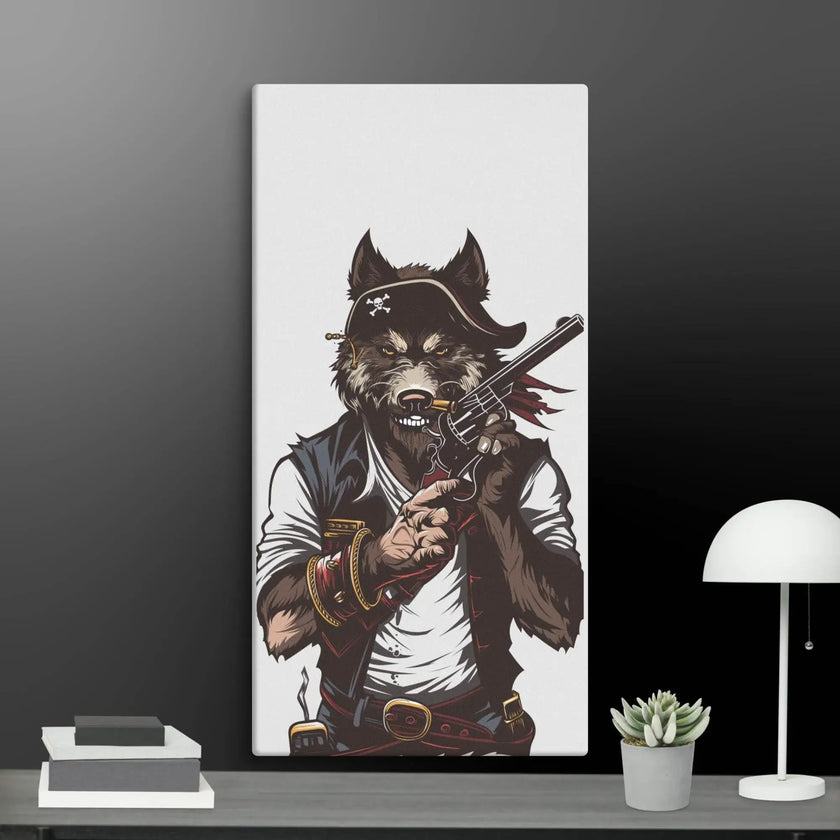Wolf Gang-war Wall Art Canvas - STYLISHOUR
