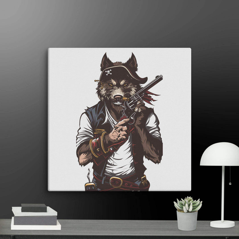 Wolf Gang-war Wall Art Canvas - STYLISHOUR