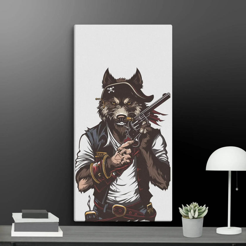 Wolf Gang-war Wall Art Canvas - STYLISHOUR