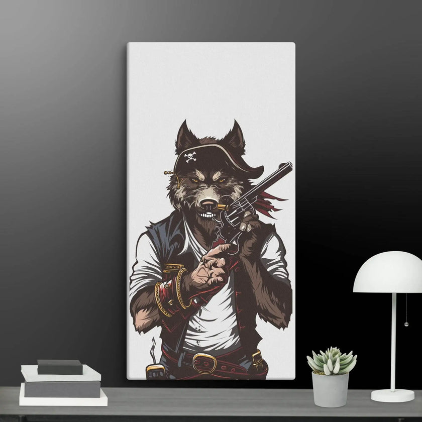 Wolf Gang-war Wall Art Canvas - STYLISHOUR