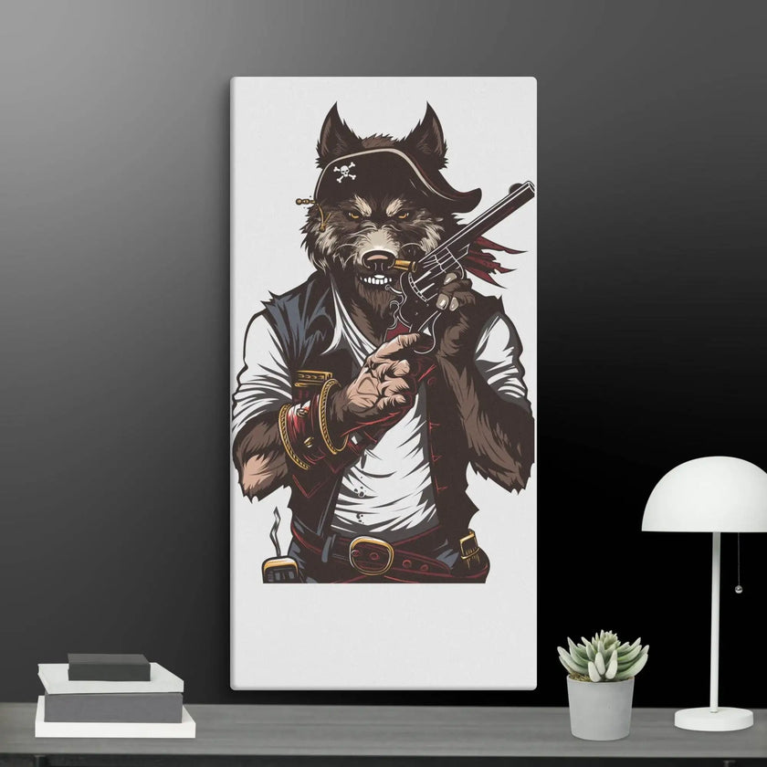 Wolf Gang-war Wall Art Canvas - STYLISHOUR