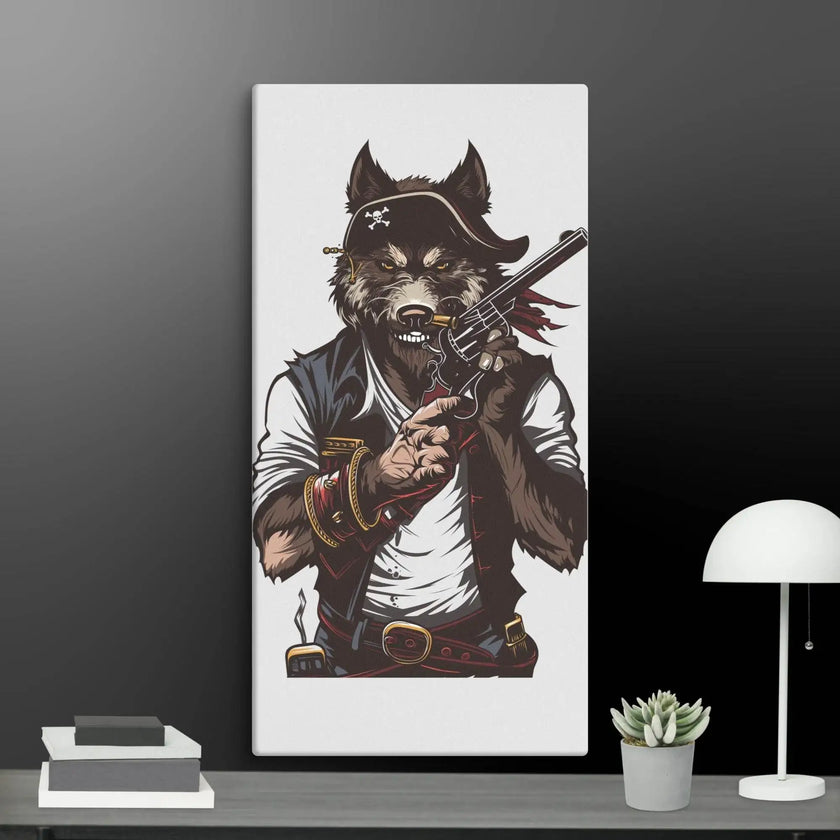 Wolf Gang-war Wall Art Canvas - STYLISHOUR