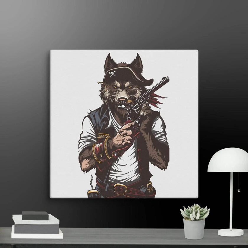 Wolf Gang-war Wall Art Canvas - STYLISHOUR