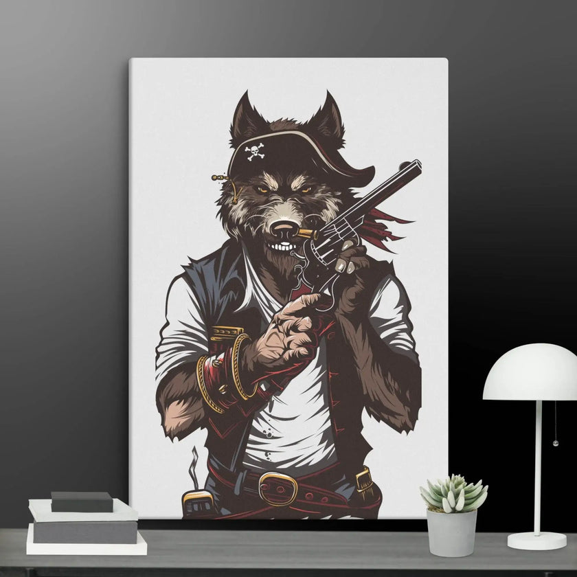 Wolf Gang-war Wall Art Canvas - STYLISHOUR