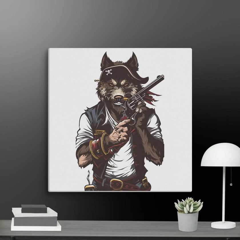 Wolf Gang-war Wall Art Canvas - STYLISHOUR